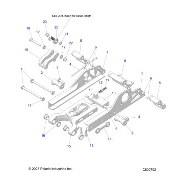 CHASSIS, SUB FRAME ASM., RACE - J23FBRXXXA (C602702)