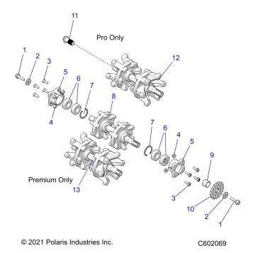 DRIVE TRAIN, DRIVESHAFT ASM. - J22DRBX/DREX/DRGX/DRHX/DMCX/DMFX/DMGX ALL OPTIONS (C602069)