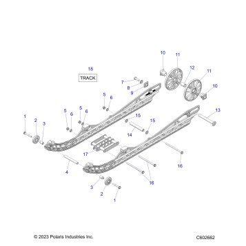 SUSPENSION, REAR ASM. - J25DNCX/DNFX (C602662)