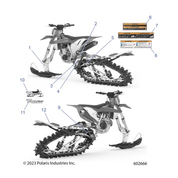 BODY, DECALS, RIOT 120 - J24DRBX/DREX/DRGX/DRHX (602666)