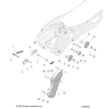 DRIVE TRAIN, CHAIN DRIVE - J25DNCX/DNFX (C602932)