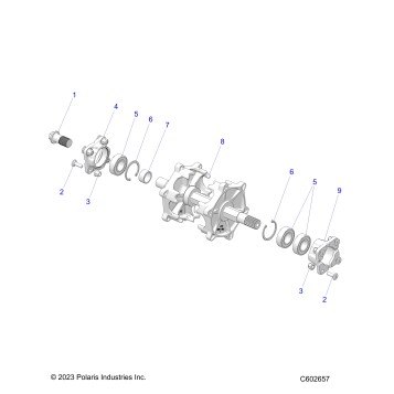 DRIVE TRAIN, DRIVESHAFT ASM. - J25DNCX/DNFX (C602657)