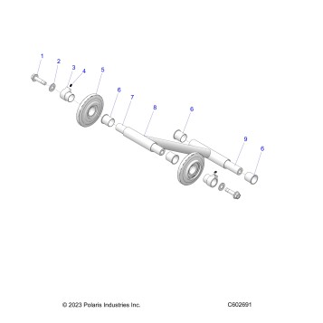 SUSPENSION, STABILIZER ARM ASM. - J25RTAXXXA (C602691)
