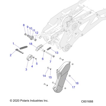 DRIVE TRAIN, CHAIN DRIVE - J21UKB/UKC/UKE/USB/USC/UMC/UMG ALL OPTIONS (C601422)
