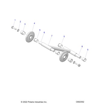 SUSPENSION, STABILIZER ARM ASM. - J23RTAXXXA (C602352)