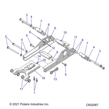 CHASSIS, SUB FRAME ASM. - J23DRBX/DREX/DRGX/DRHX/DMCX/DMGX/DMHX (C602067)