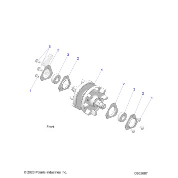DRIVE TRAIN, DRIVESHAFT ASM. - J25RTAXXXA (C602687)