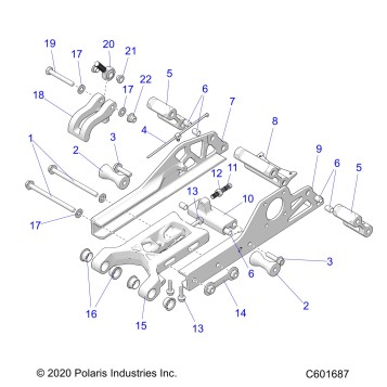 CHASSIS, SUB FRAME ASM., RACE - J21FBRXXXA (C601687)