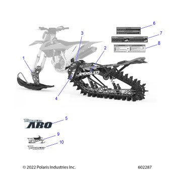 BODY, DECALS (3 PRO/3 S PRO, BLACK OPT.) - J23UNCXXXA/UNFXXXA (602287)
