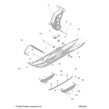 STEERING, SKI ASM. - J23RTAXXXA (C602353)