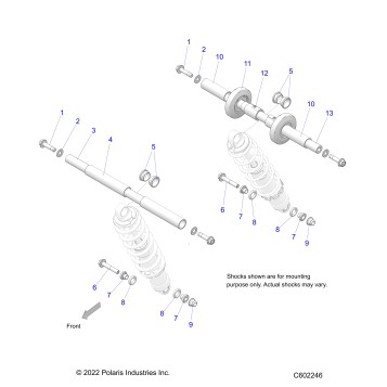 SUSPENSION, ASM-SHOCK MOUNTING - J23DRBXXXA/DREXXXA/DRGXXXA/DRHXXXA/DMCXXX/DMFXXX/DMGXXX/DMXXXH (C602246)