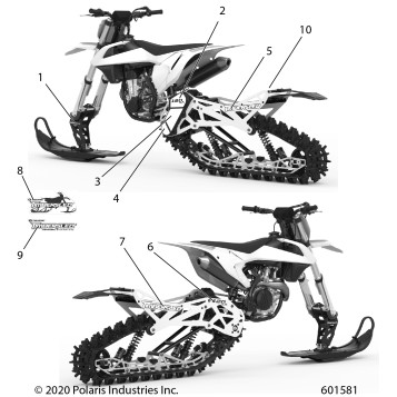 BODY, DECALS, 120 SX - J21FBGXXXA (C601581)