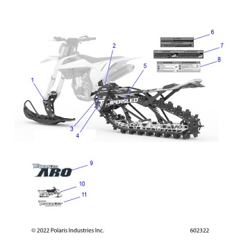 BODY, DECALS, 129 SPORT/ S SPORT - J23UKBX/UKEX (601374)