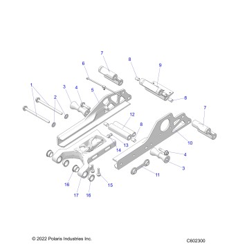 CHASSIS, SUB FRAME ASM. - J23UNC/UNF/UNF/UNH (C602300)