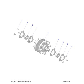 DRIVE TRAIN, DRIVESHAFT ASM. - J23RTAXXXA (C602350)