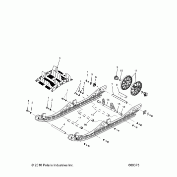 SUSPENSION, REAR ASM. - J19VCAXXXA (600373)