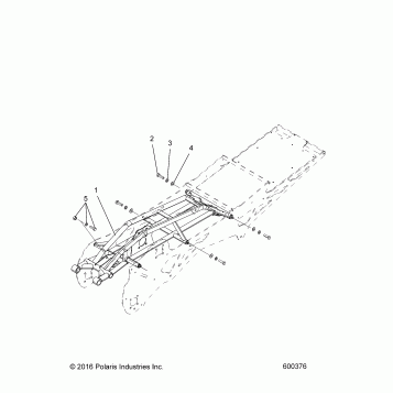CHASSIS, FRAME MOUNTING - J17VC/VD/XC ALL OPTIONS (600376)