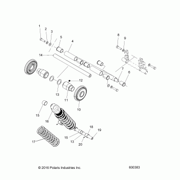 SUSPENSION, TORQUE ARM, REAR - J17VC/VD/XC ALL OPTIONS (600383)
