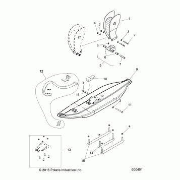 STEERING, SKI ASM. - J17VC/VD/XC ALL OPTIONS (600461)