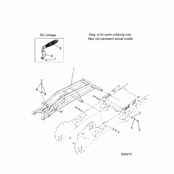 CHASSIS, FRAME MOUNTING - J11-15 ALL OPTIONS (600470)