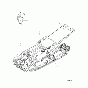 BODY, DECALS - KTM 690, HUSKY 511, RH SIDE DRIVE MODELS (600472)