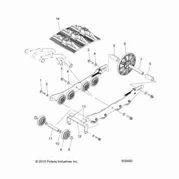 SUSPENSION, REAR ASM. AND TRACK - J17RTAXXXA (600490)