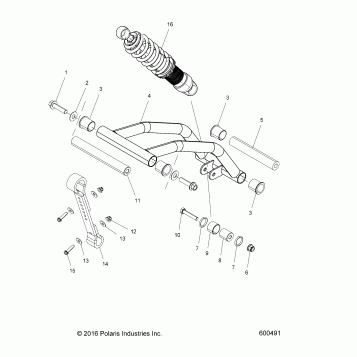 SUSPENSION, REAR ARM ASM. - J17RTAXXXA (600491)