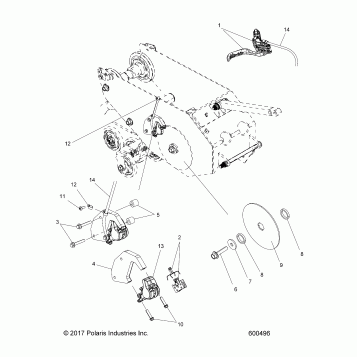 BRAKES, BRAKE SYSTEM - J17RTAXXXA (600496)
