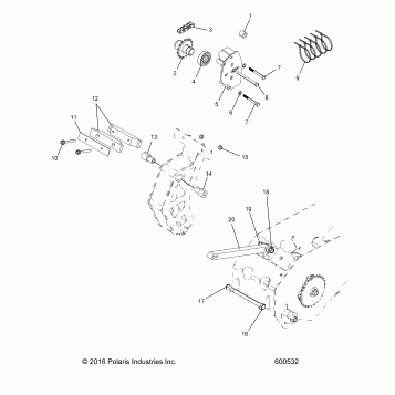DRIVE TRAIN, FIT KIT (FOR YAMAHA�) - J19RTAXXXA (600532)