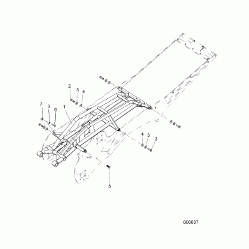 CHASSIS, FRAME MOUNTING - J19VCAXXXA (600637)
