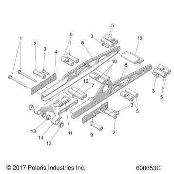 CHASSIS, SUB FRAME ASM. - J19URB/URC/USB/USC/UKC ALL OPTIONS (600653)