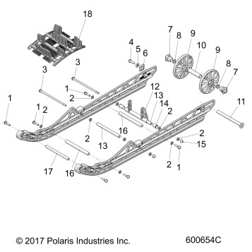 SUSPENSION, REAR ASM. (120 SX) - J20URLXXXA (600654)