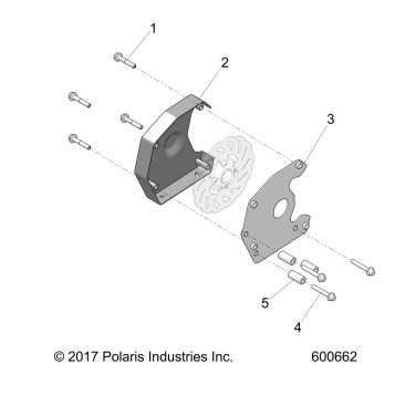 BRAKES, BRAKE COVER ASM - J19URB/URC/USB/USC/UKC ALL OPTIONS (600662)