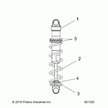 SUSPENSION, SHOCK, FRONT - J20UKBXXXA (601320)