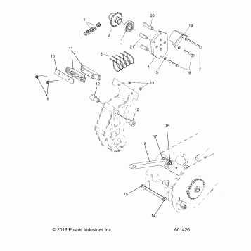 DRIVE TRAIN, FIT KIT (FOR KAWASAKI�) - J20RTAXXXA (601426)