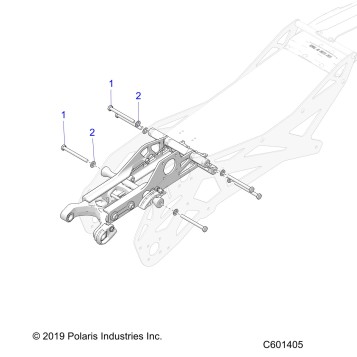 CHASSIS, SUBFRAME TO TUNNEL MOUNTING - J21FBGXXXA/FBRXXXA (C601405)