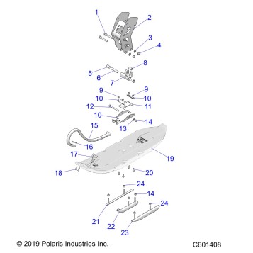 STEERING, SKI ASM. - J21FBGXXXA/FBRXXXA (C601408)