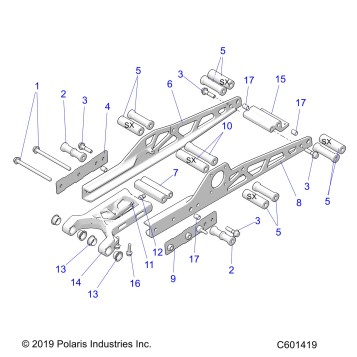 CHASSIS, SUB FRAME ASM. - J20UKB/UKC/USC/UMC/URL/USB ALL OPTIONS (C601418)