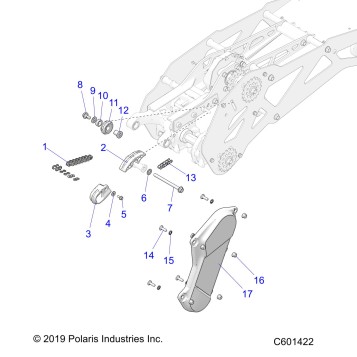 DRIVE TRAIN, CHAIN DRIVE - J20UKB/UKC/USC/UMC/URL/USB ALL OPTIONS (C601422)