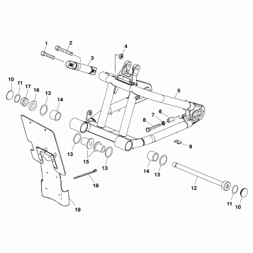 SUSPENSION, SWING ARM - V99CB15DAZ (4947594759A007)
