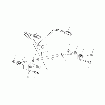 DRIVE TRAIN, SHIFT LEVER - V99CB15DA (4947594759A009)
