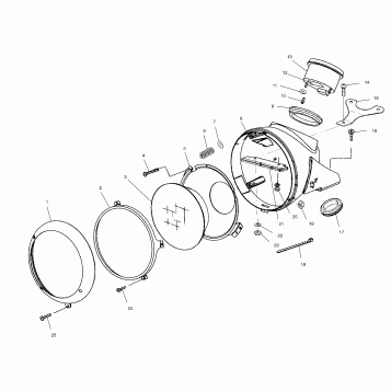 ELECTRICAL, HEADLIGHT - V99CB15DB (4947594759B001)