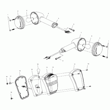 ELECTRICAL, TAILLIGHT & TURN SIGNAL - V99CB15DB (4947594759B002)