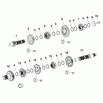 DRIVE TRAIN, TRANSMISSION - V99CB15DB (4947594759C014)