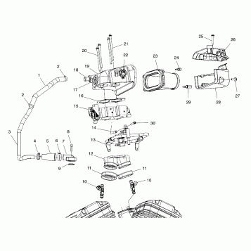 FUEL SYSTEM, FUEL LINES and THROTTLE BODY - V99CB15DB (4947594759D003)