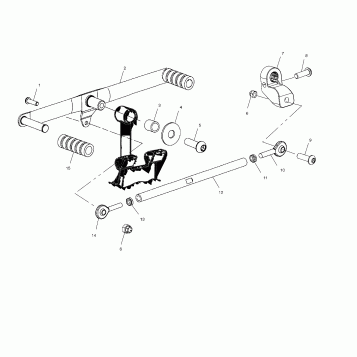 DRIVE TRAIN, SHIFT LEVER - V99CB15DAZ (4952535253A009)