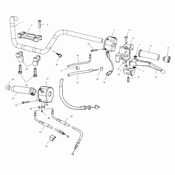 STEERING, HANDLEBAR - V99CB15DAZ (4952535253A010)