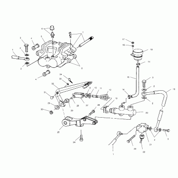 BRAKES, REAR - V99CB15LCZ (4952535253B004)