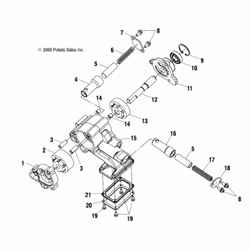 ENGINE, OIL PUMP - V99CB15LCZ (4952535253C010)