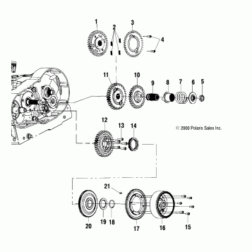 DRIVE TRAIN, PRIMARY DRIVE - V99CB15LCZ (4952535253C011)